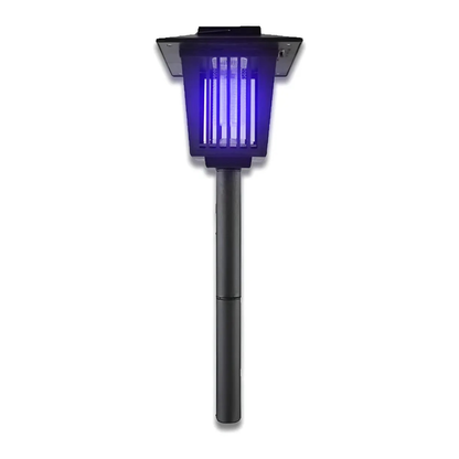 Insecticide solaire pour moustiques & lumière pour piquet de jardin